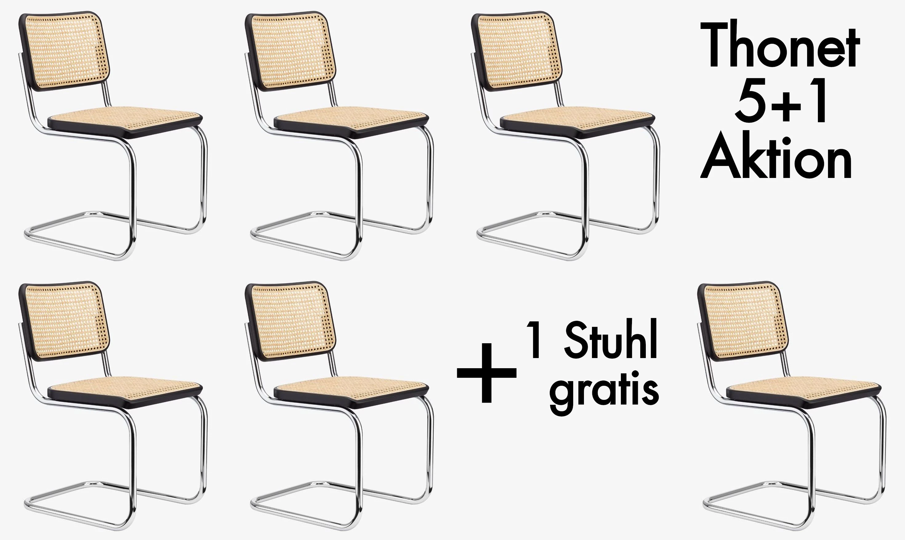 Thonet S32 Stuhl - 6 für 5 Aktion