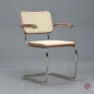 Preview: Thonet S64 V Stuhl mit Nussbaum Holz