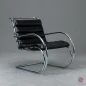 Preview: Knoll MR Lounge Sessel mit Armlehnen in Schwarz Freischwinger gebraucht