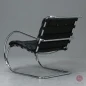 Preview: Knoll MR Lounge Sessel mit Armlehnen in Schwarz Freischwinger gebraucht