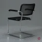 Preview: Thonet S64 N Schwarz Freischwinger mit Kunststoff Netzgewebe gebraucht Preview: Thonet S64 N Schwarz Freischwinger mit Kunststoff Netzgewebe gebraucht