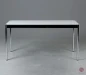 Preview: USM Haller Schreibtisch 150 x 75 cm mit weißer Platte gebraucht Preview: USM Haller Schreibtisch 150 x 75 cm mit weißer Platte gebraucht