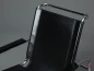 Mobile Preview: Thonet S35 L Freischwinger Sessel mit schwarzem Leder gebraucht