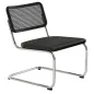 Preview: Thonet S 32 VL Dark Melange Geflecht aus Buche schwarz gebeizt