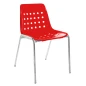 Preview: Stuhl Bermuda zweifarbig in Rot, feuerverzinkt – robuster Outdoor-Stuhl mit modernem Look Preview: Stuhl Bermuda zweifarbig in Rot, feuerverzinkt – robuster Outdoor-Stuhl mit modernem Look