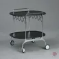 Preview: Kartell Servierwagen Gastone klappbar Schwarz gebraucht