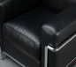 Preview: Cassina LC2 Sessel mit schwarzem Leder chairmondo