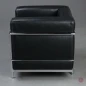 Preview: Cassina LC2 Sessel mit schwarzem Leder chairmondo