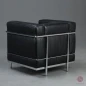 Preview: Cassina LC2 Sessel mit schwarzem Leder chairmondo