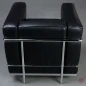 Preview: Cassina LC2 Sessel mit schwarzem Leder chairmondo