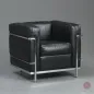 Preview: Cassina LC2 Sessel mit schwarzem Leder gebraucht