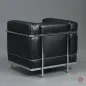 Preview: Cassina LC2 Sessel mit schwarzem Leder gebraucht