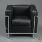 Preview: Cassina LC2 Sessel mit schwarzem Leder gebraucht