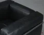 Preview: Cassina LC2 Sessel mit schwarzem Leder gebraucht