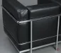 Preview: Cassina LC2 Sessel mit schwarzem Leder gebraucht