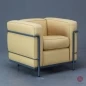 Mobile Preview: Cassina LC2 Le Corbusier Sessel Stoff Gelb gebraucht