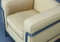 Preview: Cassina LC2 Le Corbusier Sessel Stoff Gelb gebraucht Preview: Cassina LC2 Le Corbusier Sessel Stoff Gelb gebraucht