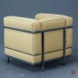 Preview: Cassina LC2 Le Corbusier Sessel Stoff Gelb gebraucht Preview: Cassina LC2 Le Corbusier Sessel Stoff Gelb gebraucht