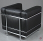 Preview: Cassina LC2 Sessel mit schwarzem Leder gebraucht