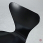 Preview: Fritz Hansen Serie 7 Stuhl in Schwarz neu lackiert - gebraucht