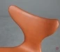 Preview: Fritz Hansen 3108 Lily Chair mit braunem Lederpolster gebraucht