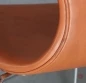Preview: Fritz Hansen 3108 Lily Chair mit braunem Lederpolster gebraucht