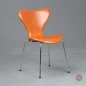 Preview: Fritz Hansen Serie 7 Leder Stuhl in Cognac Preview: Fritz Hansen Serie 7 Leder Stuhl in Cognac