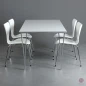 Preview: Fritz Hansen Rectangular Esstisch 180 x 80cm in Weiß gebraucht Preview: Fritz Hansen Rectangular Esstisch 180 x 80cm in Weiß gebraucht