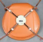 Preview: Fritz Hansen Serie 7 Leder Stuhl in Cognac Orange Preview: Fritz Hansen Serie 7 Leder Stuhl in Cognac Orange