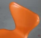 Preview: Fritz Hansen Serie 7 Leder Stuhl in Cognac Orange Preview: Fritz Hansen Serie 7 Leder Stuhl in Cognac Orange