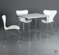 Preview: Fritz Hansen Rectangular Esstisch 80 x 80cm in Weiß gebraucht