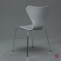 Preview: Fritz Hansen 3107 Serie 7 Stuhl in Silber gebraucht Preview: Fritz Hansen 3107 Serie 7 Stuhl in Silber gebraucht