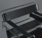 Preview: Gavina / Knoll Wassily Chair Kernleder schwarz gebraucht