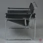 Preview: Gavina / Knoll Wassily Chair Kernleder schwarz gebraucht