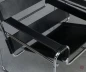 Preview: Gavina Wassily Chair mit schwarzem Leder Preview: Gavina Wassily Chair mit schwarzem Leder