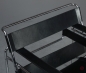 Preview: Gavina Wassily Chair mit schwarzem Leder