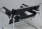 Preview: Gavina Wassily Chair mit schwarzem Leder Preview: Gavina Wassily Chair mit schwarzem Leder