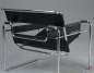 Preview: Gavina Wassily Chair mit schwarzem Leder