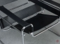 Preview: Gavina / Knoll Wassily Chair Kernleder schwarz gebraucht Detailansicht