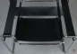 Preview: Gavina / Knoll Wassily Chair Kernleder schwarz gebraucht Detailansicht
