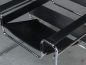 Preview: Gavina / Knoll Wassily Chair Kernleder schwarz gebraucht Detailansicht