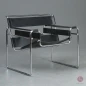 Preview: Gavina / Knoll Wassily Chair Kernleder schwarz gebraucht
