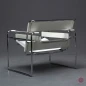 Preview: Gavina Wassily Chair Leder Weiß Marcel Breuer gebraucht Preview: Gavina Wassily Chair Leder Weiß Marcel Breuer gebraucht