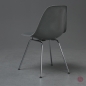 Preview: Herman Miller Eames Side Chair aus Fiberglas Grau gebraucht