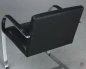 Preview: Knoll Brno Freischwinger mit schwarzem Leder und verchromtem Gestell gebraucht Preview: Knoll Brno Freischwinger mit schwarzem Leder und verchromtem Gestell gebraucht
