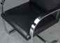 Preview: Knoll Brno Freischwinger mit schwarzem Leder und verchromtem Gestell gebraucht Preview: Knoll Brno Freischwinger mit schwarzem Leder und verchromtem Gestell gebraucht