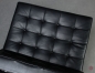 Preview: Knoll Barcelona Chair mit schwarzem Leder gebraucht