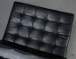 Preview: Knoll Barcelona Chair mit schwarzem Leder gebraucht Preview: Knoll Barcelona Chair mit schwarzem Leder gebraucht