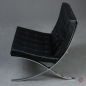 Preview: Knoll Barcelona Chair mit schwarzem Leder gebraucht