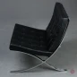 Preview: Knoll Barcelona Chair mit schwarzem Leder gebraucht Preview: Knoll Barcelona Chair mit schwarzem Leder gebraucht